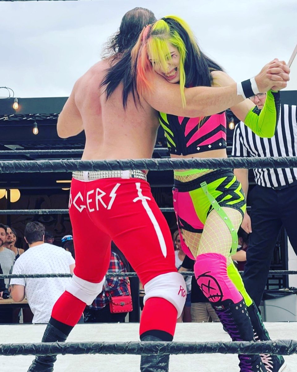 Resilient 

📸 @rcworthington__photography 💚
.
.
.
#reygangrimez #theunhingedangel #theunhingedangelreygangrimez #prowrestling #womanwhowrestle #lgbtwrestler #lll #llltagteamchampions #grimmandgrimez #wwe #nxt #impactwrestling #impactonpursuit #mentalhealthadvocate