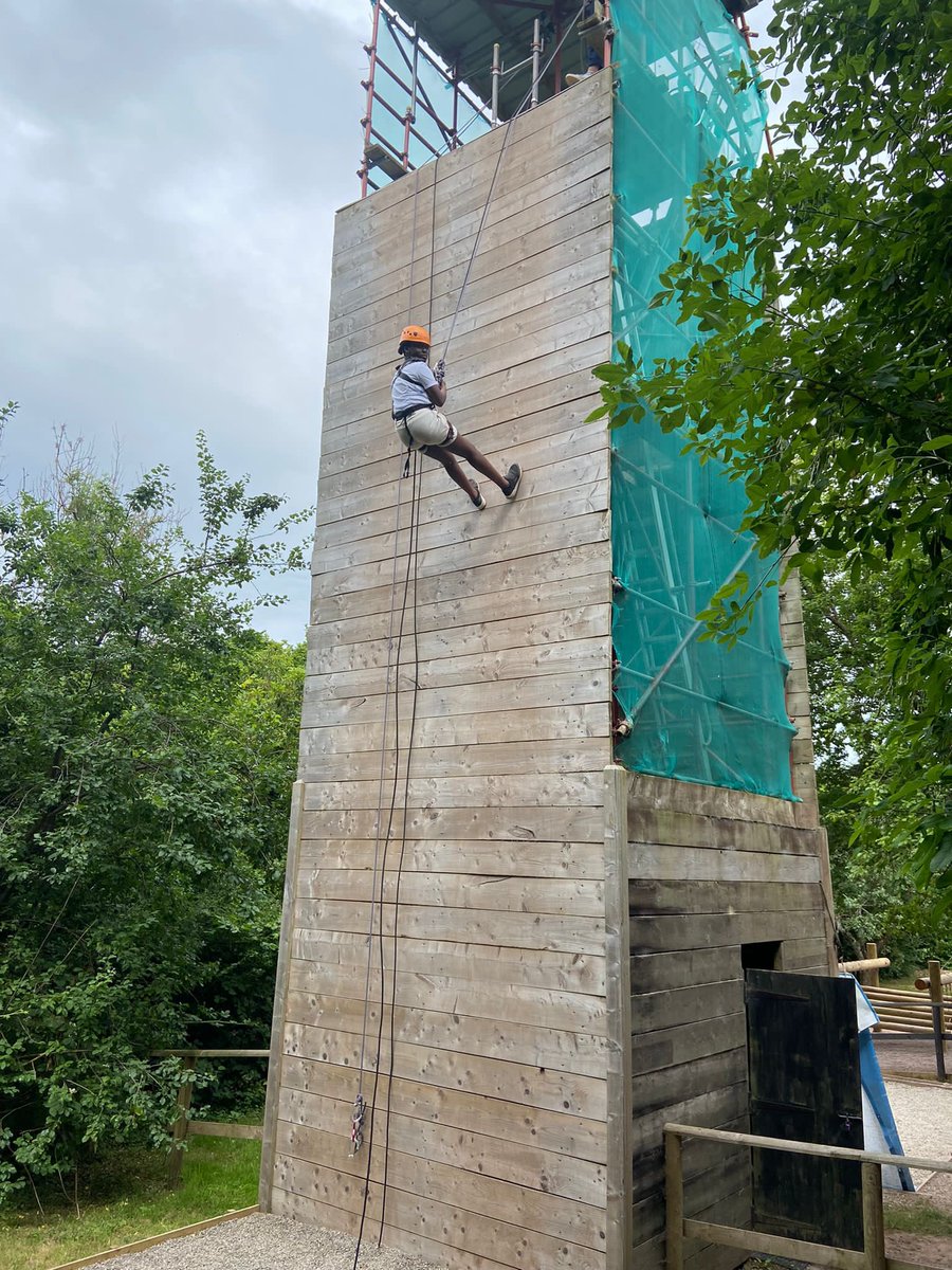 More bravery on the climbing wall this afternoon!