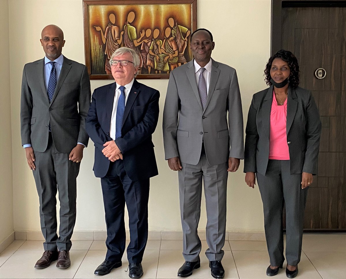 Good mtg today with Hon. Justice Antonio Benjamin, from the Superior Court of Justice/Brazil &amp; Chair of the World Commission on Environmental Law &amp;Hon. Dr. Emmanuel Ugirashebuja, Minister of Justice. Discussions focused on climate change and environmental justice.<a href="/eugirashebuja1/">Dr. Emmanuel Ugirashebuja</a>