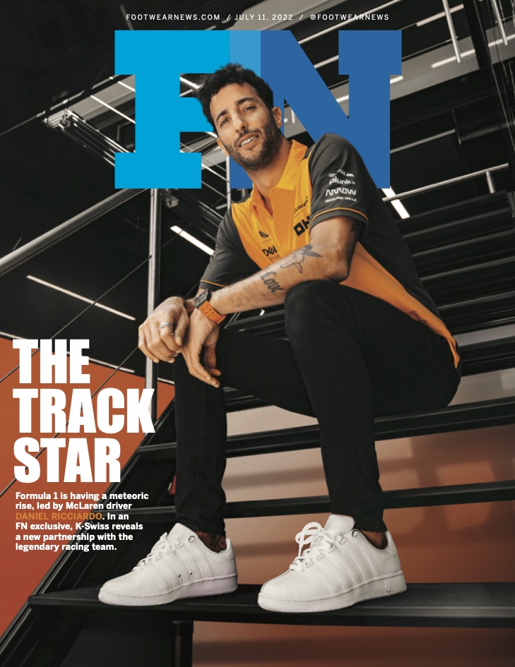 NikaraJohns's tweet photo. .@danielricciardo isn't going anywhere. Read my latest cover story on upcoming partnership with @McLarenF1
and @KSWISS. https://t.co/fwzgwN64Ny https://t.co/Vi39IDleZ4