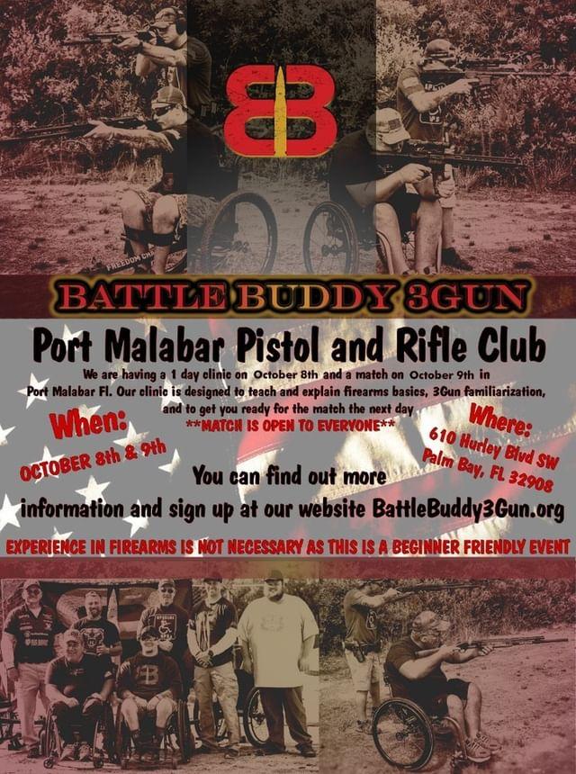 battlebuddy3gun's tweet photo. Our next match and clinic is going to be October 8th and 9th in Port Malabar Florida! You can sign up on @practiscore
.
.
#battlebuddy3gun #bb3gun #florida #match #funinthesun https://t.co/ZLdwGrqjAq