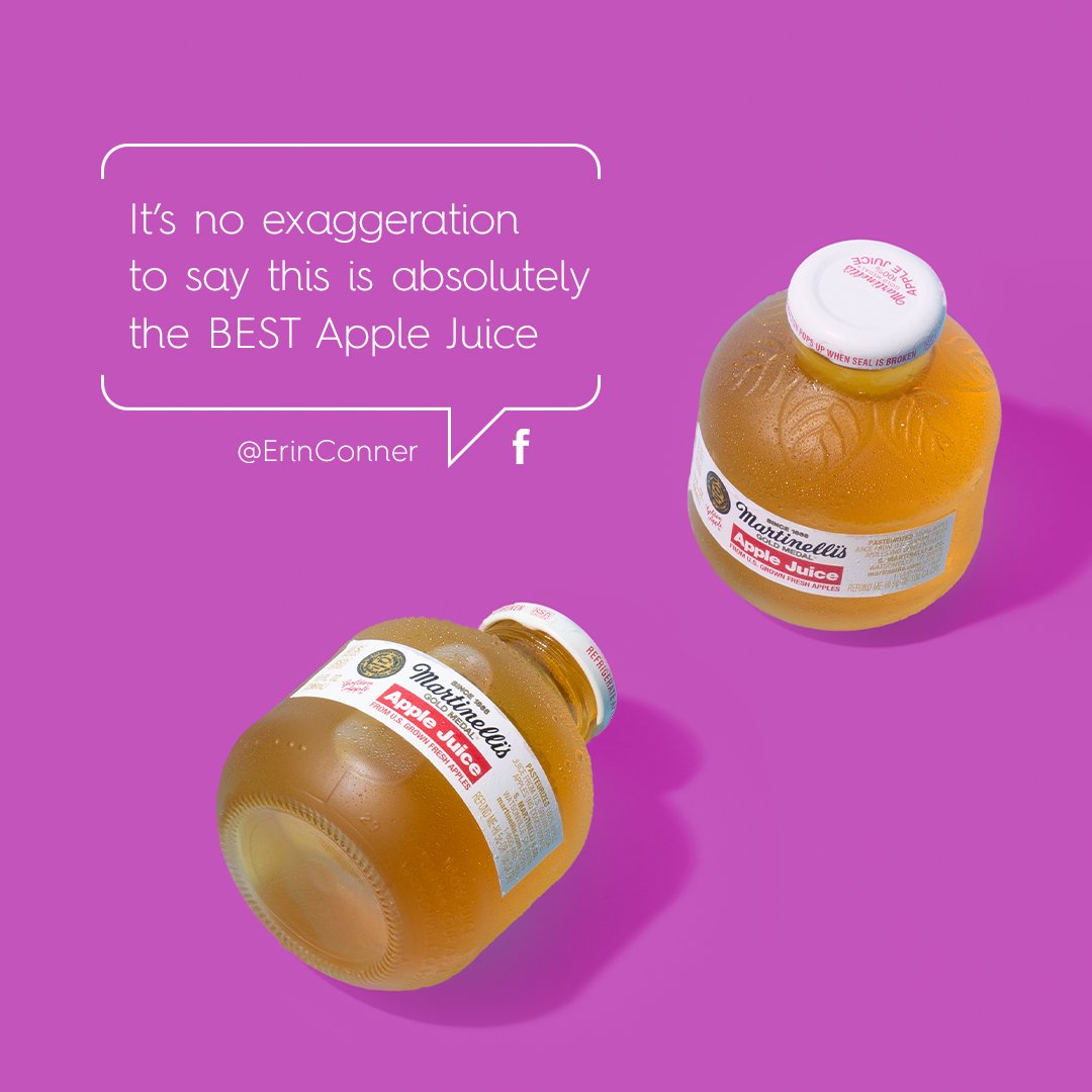 martinellis's tweet photo. Best apple juice. Best fans. 🍎 💯  #CoreCrew https://t.co/d0B3VX2QkE