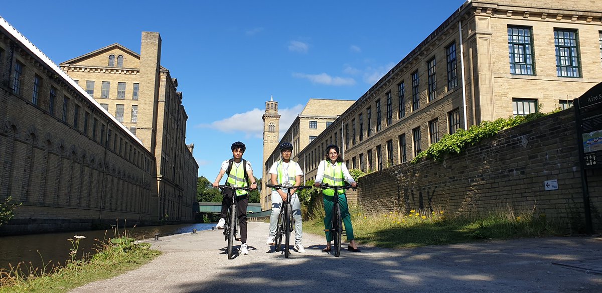 Another day of activity with <a href="/DixonsSixth/">Dixons Sixth Form Academy</a> students. Raising money and awareness for <a href="/PIMAMED/">PIMA</a>. Their international charity. A return cycle ride from D6A to @NTEastRidd via <a href="/SaltsMill/">Salts Mill</a> and 5 Rise Locks. 22 miles. A great effort from beginner cyclists for a great cause. <a href="/BikeFutures/">Bike Futures</a>