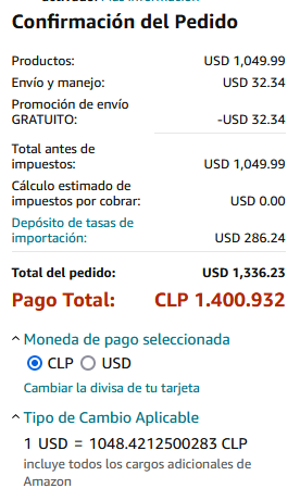 Pablo_V8's tweet photo. @SPDigital_Chile 
https://t.co/nuUzzZmCdG

el dólar está alto, pero no tanto....

la misma tarjeta en amazon
https://t.co/uEtG7Se7NN
@SERNAC https://t.co/fZP87pGyuY
