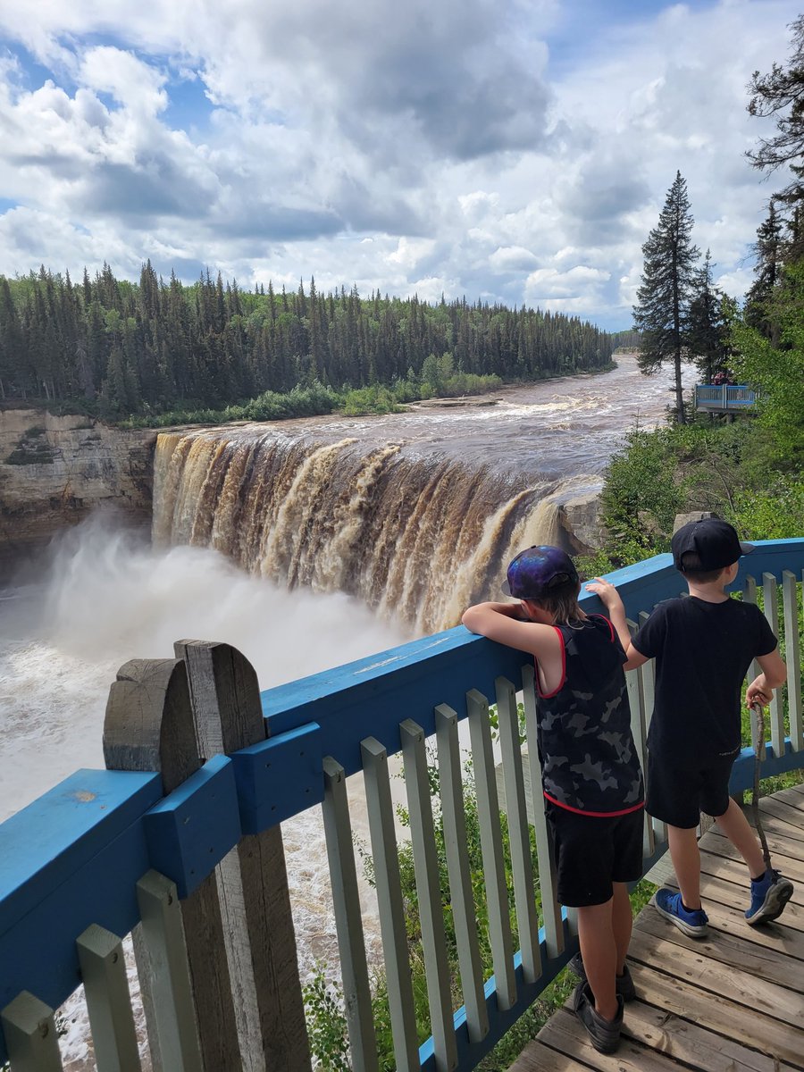 Hard to believe this is the same waterfall. This photo isn't even close to its highest point.