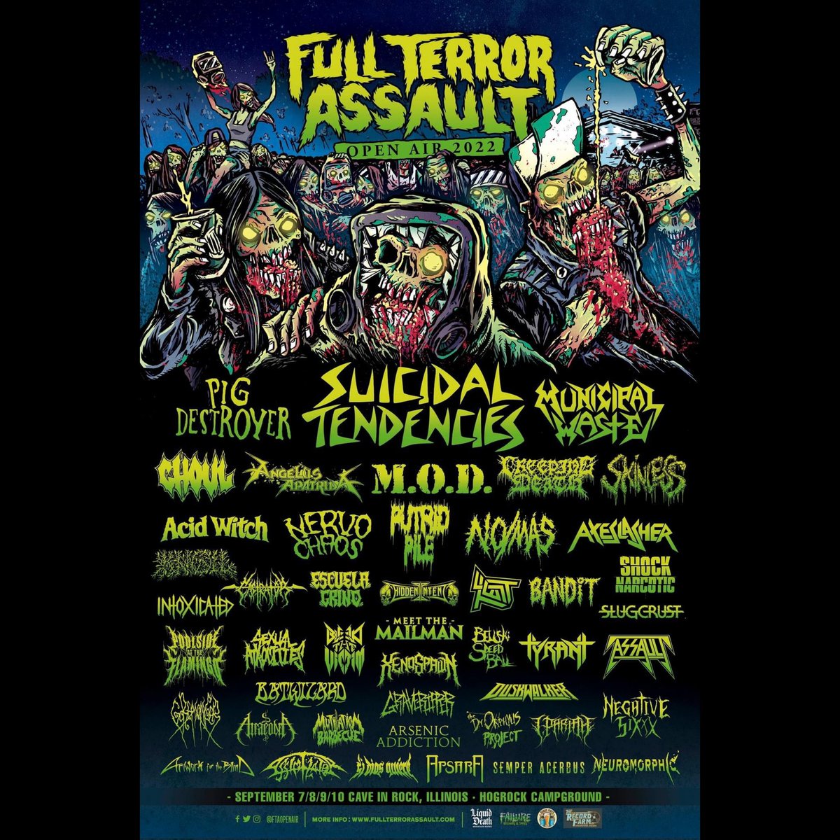 We have been added to this year's <a href="/FTAOpenAir/">FullTerrorAssault</a> Festival! See you in September Illinois! 

#semperacerbus #fullterrorassault #Illinois #metal