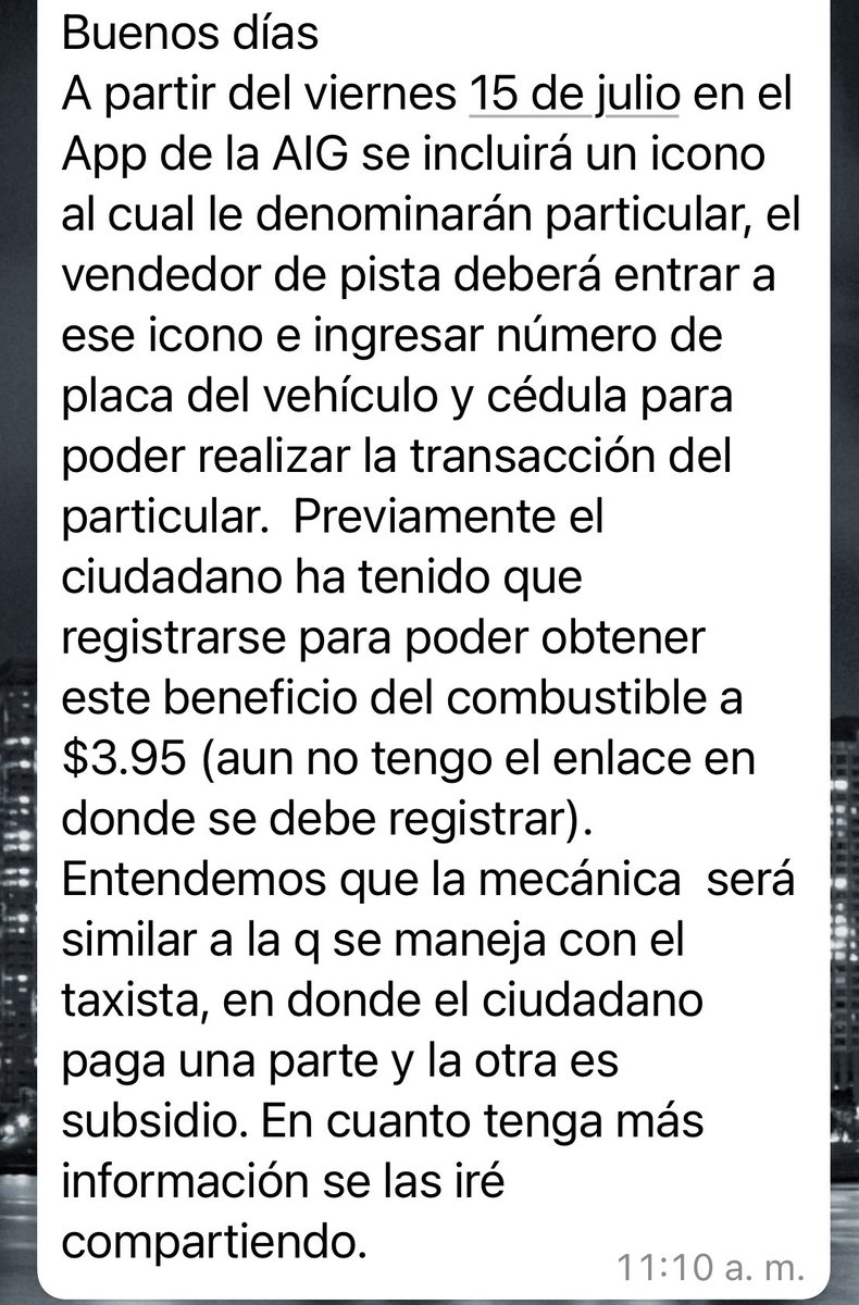 AlvaroAlvaradoC's tweet photo. Para comprar combustible a 3.95 tendrás que cumplir con algunos requisitos. https://t.co/syauukznN1