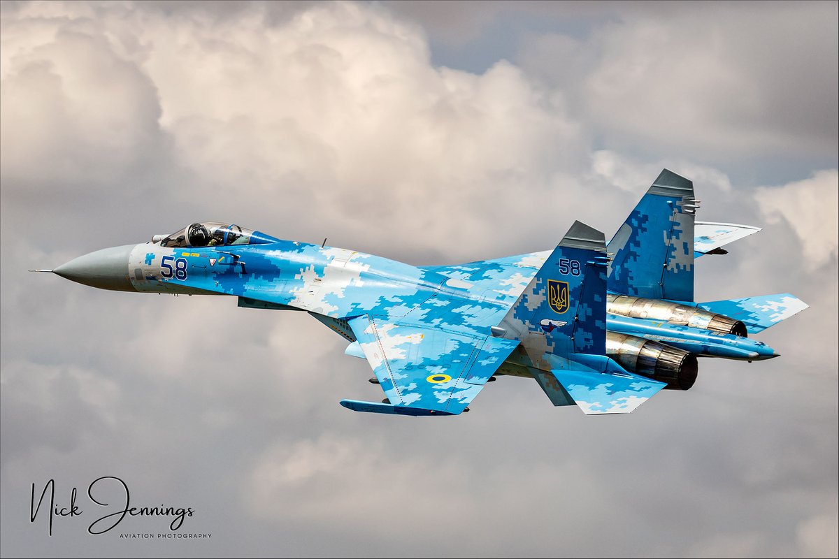 2018 was the final RIAT for Ukrainian Su-27 pilot Col. Oleksandr Oksanchenko, he retired later that year. Earlier this year he came out of retirement to defend Ukraine against Russia, but was sadly killed over Kyiv, he was posthumously awarded the Hero of Ukraine title.