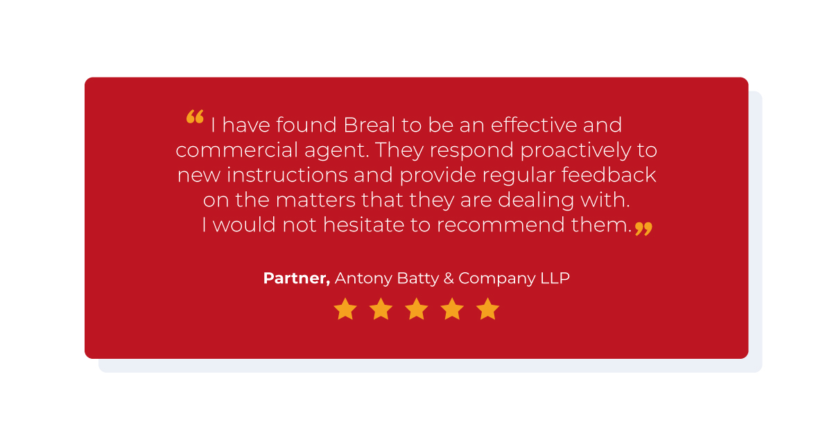 It is so rewarding receiving great reviews from clients.

Our clients' requirements are always our top priority, and we are always here to provide them with any help they may require.
Get in touch with us here brealcm.com/index