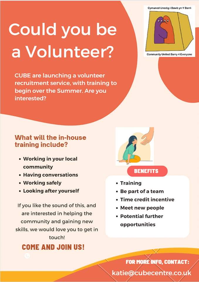 CUBE (@cubecentre) on Twitter photo Are you looking to become a volunteer? Receive training in the summer ☀️ <a href="/WCVACymru/">WCVA | CGGC</a> <a href="/GVolServices/">GVS</a> <a href="/PoblWQ/">Pobl Group - Patient Well-being 💙</a> <a href="/C3SC_Community/">Cardiff Community @C3SC</a> @WWHA @NewyddHousing <a href="/CarerFriendly/">Carer Friendly</a> Are you looking to become a volunteer? Receive training in the summer ☀️ <a href="/WCVACymru/">WCVA | CGGC</a> <a href="/GVolServices/">GVS</a> <a href="/PoblWQ/">Pobl Group - Patient Well-being 💙</a> <a href="/C3SC_Community/">Cardiff Community @C3SC</a> @WWHA @NewyddHousing <a href="/CarerFriendly/">Carer Friendly</a>