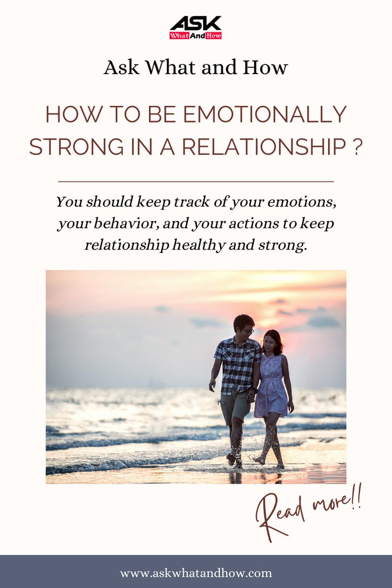 AskWhatandHow's tweet photo. How to be emotionally strong in a relationship? 👀♥
Read here: https://t.co/8F1xA45jOy
10 Best Ways to be emotionally strong
#askwhatandhow #emotional #emotionalintelligence #emotions #emotionallystrong #relationshipgoals #relationship #website #blogging #Bloggers https://t.co/2u4yDhHP44