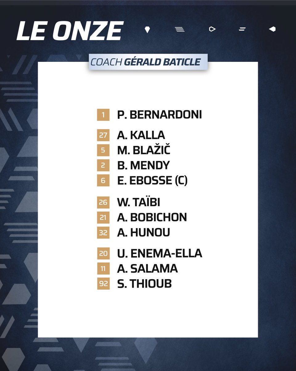 AngersSCO's tweet photo. Découvrez le second XI du Coach 𝗕𝗮𝘁𝗶𝗰𝗹𝗲 ⚫️⚪️
#AllezAngersSCO #SCOSOC https://t.co/uyLaD99Gm6