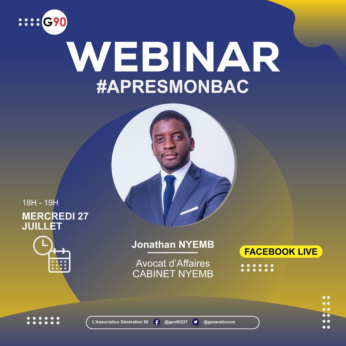 generationcm's tweet photo. #ARetrouver ⏰
@JJNYEMB 
#ApresMonBac
#GenerationCM https://t.co/pS6E9YuvaU