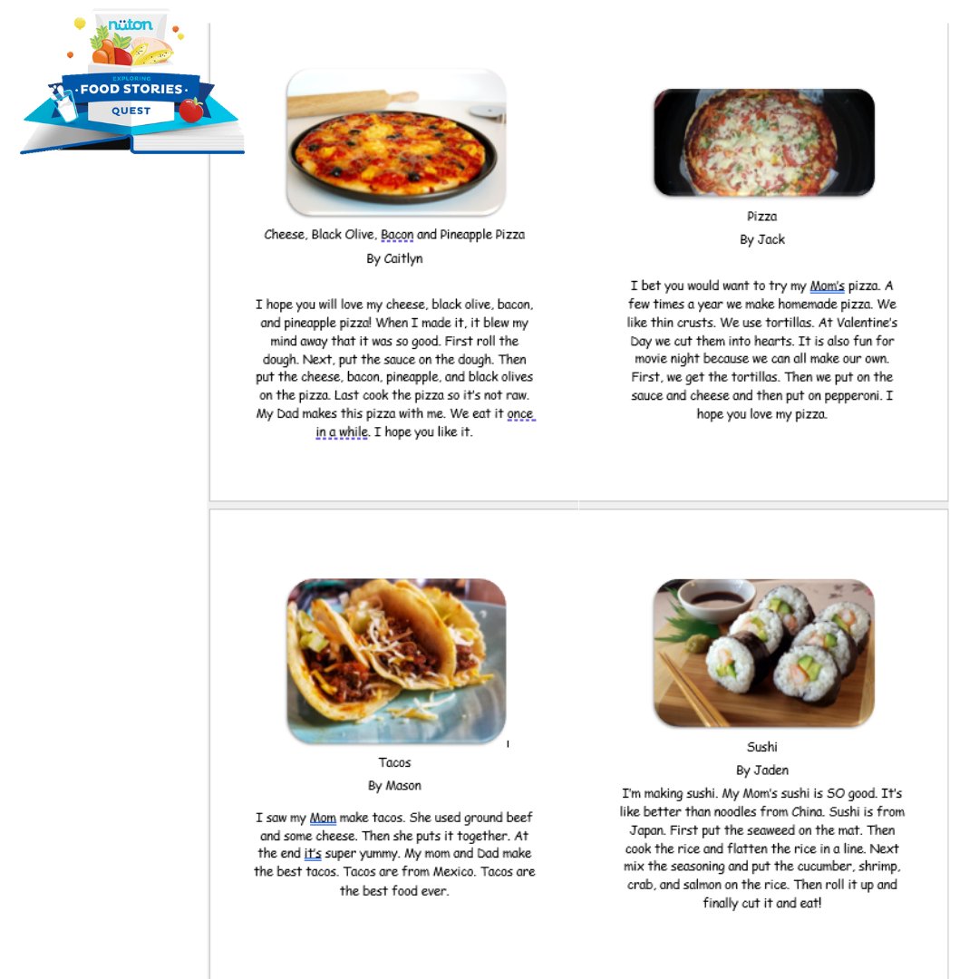 teachnutrMB's tweet photo. Shout out to Janel Aquin's class at Joseph Teres School for sharing these awesome photos highlighting your experience with Exploring Food Stories Quest! 💙

https://t.co/uTsP9n2WRX https://t.co/cSyxFSJPMy
