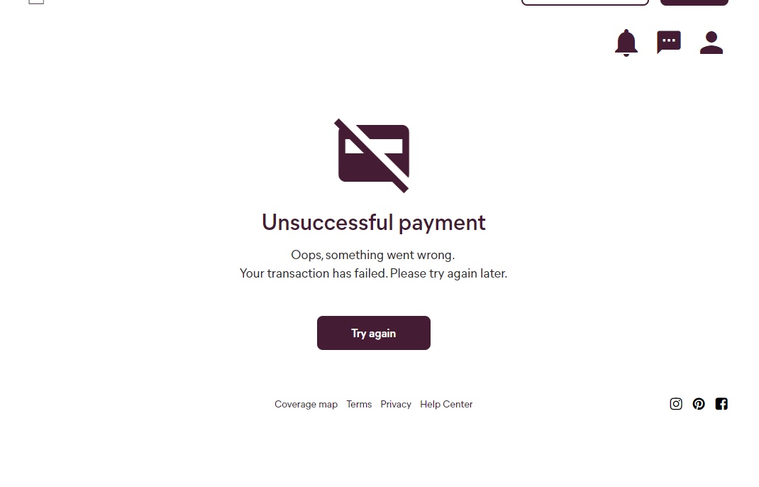 After setting up the framework of payments page, I made an unsuccessful payment page. Many minor pages like this are important for smooth experience👌🏼 Thanks to @bubble, I know how to build sites within a week with #nocde 👍🏻

#bubble #uiuxdesign #design #Website