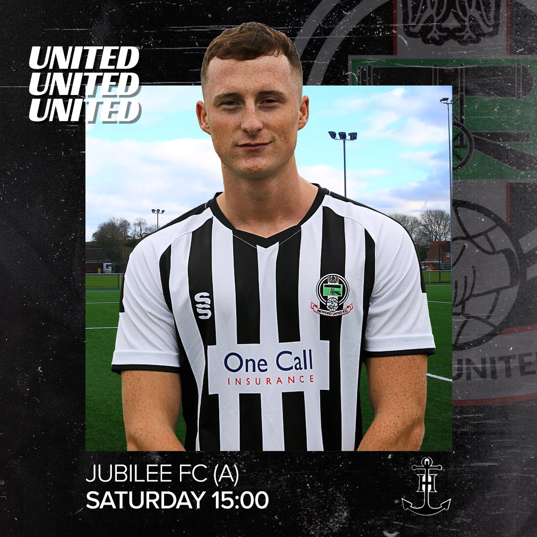 𝗨𝗣 𝗡𝗘𝗫𝗧!
 
We travel to Sheffield to face Jubilee FC this Saturday, 15:00 KO. The venue is St George’s Park Thorncliffe, S35 3HY.

#UTB 🖤