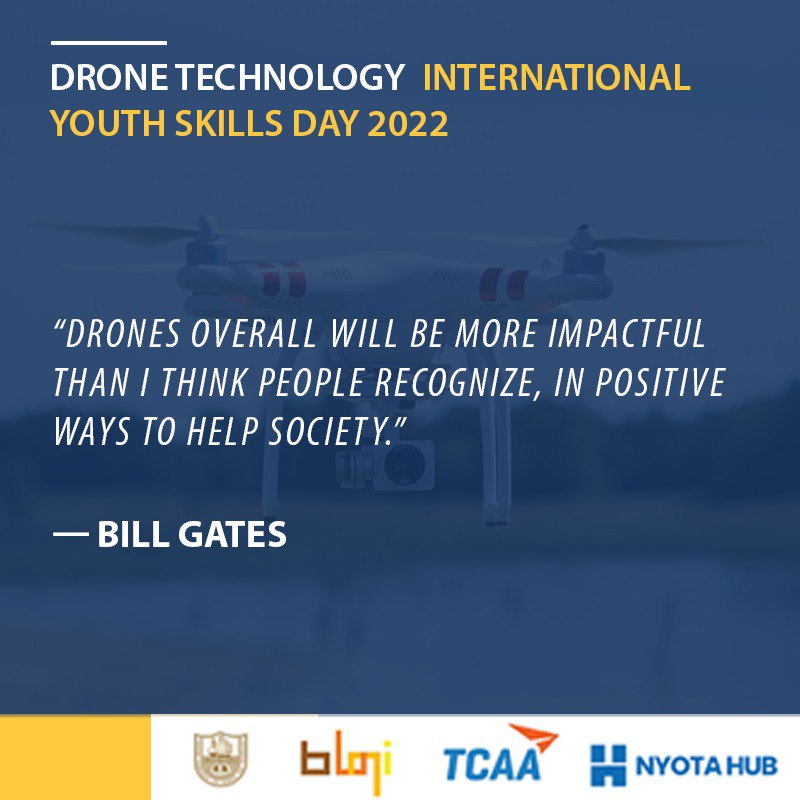 blessnathan01's tweet photo. Drone is a flying robot. Drone Tech is so impactful 🔥

#dronetanzania #internationalyouthskillsday #bunihub #digitalskillstz #upskill #dji
#youthskillstz #Costech #nyotahub
#tanznaiadrone #dronetanzania #tcaa https://t.co/oFDARbBlyL