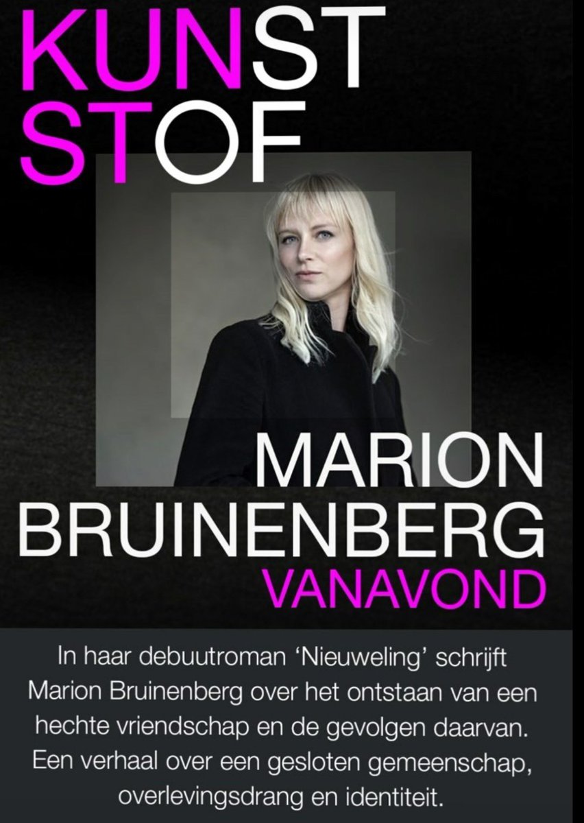 Marion1410's tweet photo. Vanavond om 19:00 uur op @NPORadio1 ! https://t.co/v1nwjhwz2b