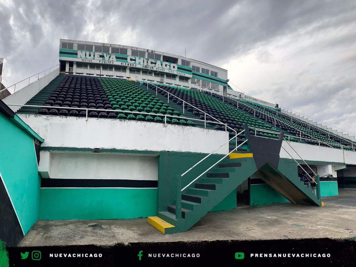 EstadioCANCH's tweet photo. 📈 Está obra se logró llevar a cabo mediante el alquiler del estadio y la colaboración de varios socios y socias. 

#NuestraCasa 🏟️
#ChicagoCrece💚🖤🐂 https://t.co/AmzquhQ7Fa