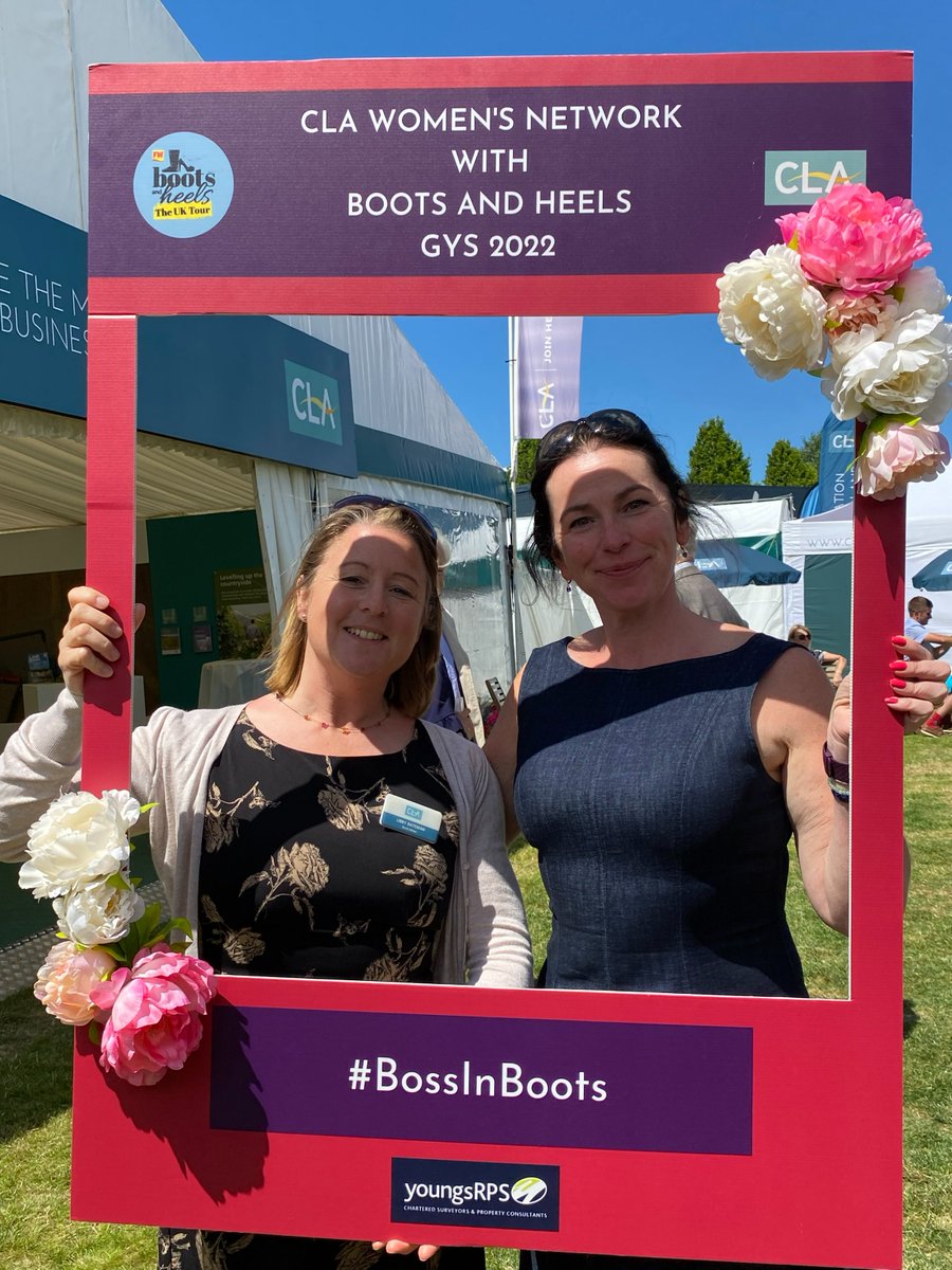 Bosses in boots alert! @CLANorth @clanorthadviser Libby Bateman with Melanie Thompson-Glen bossed it at this year's @greatyorkshow #BossInBoots - @bootsandheelsuk judging the 'boots' vs 'heels'!