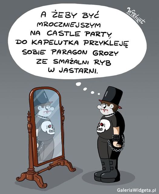 GaleriaWidgeta's tweet photo. #paragongrozy #bolków #castleparty #goci #gotyckie #rysuneksatyryczny https://t.co/CZqFp7Fqxo