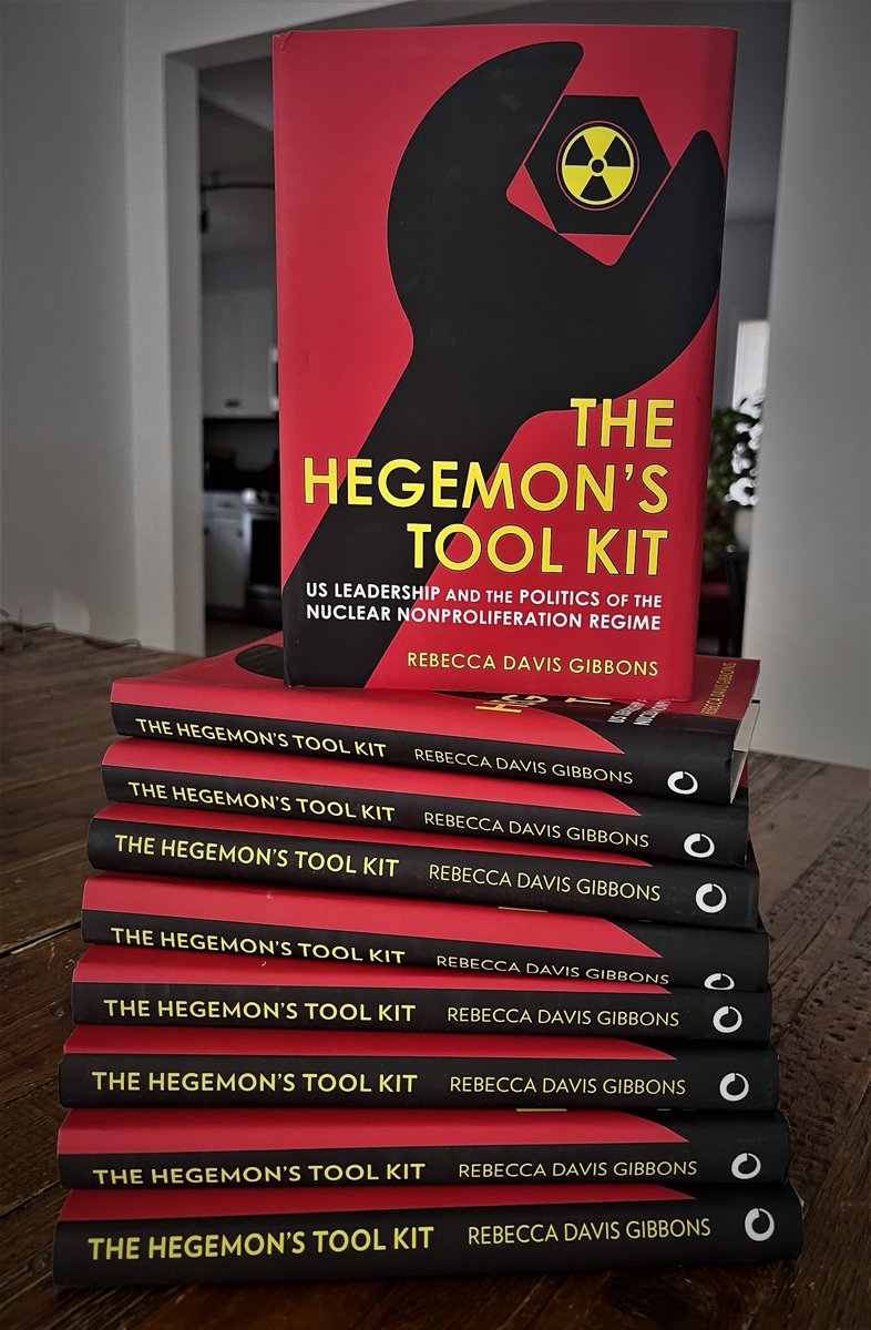 1/ The Hegemon's Tool Kit: US Leadership and the Politics of the Nuclear Nonproliferation Regime, from @CornellPress, is out. Here's a short THREAD in case you are interested in nuclear weapons, nuclear nonproliferation, global governance, and US leadership.