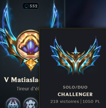 matiaslaclasse1's tweet photo. Pourquoi avoir 1 compte chall 1000LP quand on peut en avoir 2 ? https://t.co/x7D8MORyHR