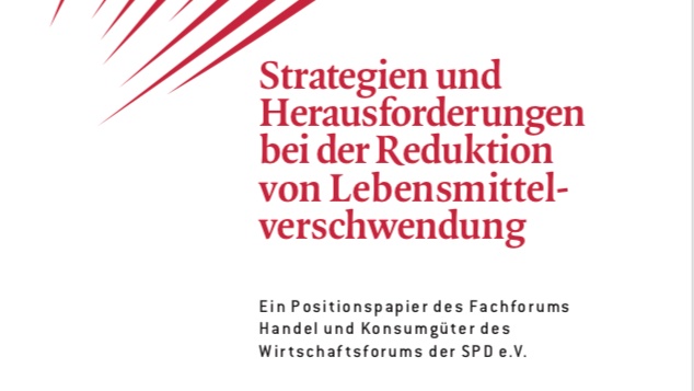 Unser Fachforum '#Handel und #Konsumgüter' stellt heute ein Positionspapier zur Reduktion von #Lebensmittelverschwendung vor. Wir diskutieren hierzu u.a. mit MdB @RitaHaglKehl, @jochenbruehl @Tafel_DE und Eva #Bell @bmel. Das Papier finden Sie hier: bit.ly/3nZGwwQ