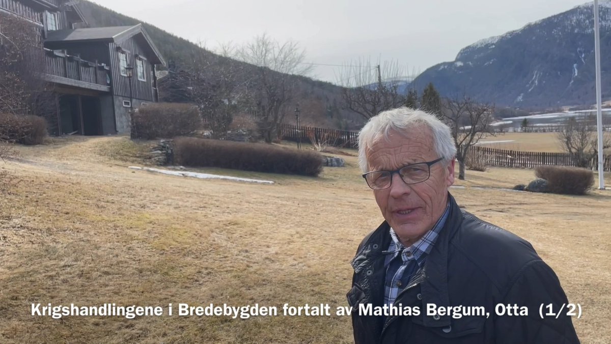 YouTube-kanalen Gudbrandsdalen: Vangen-gardene ved Otta tilhørte Fron og folket der fikk dermed ikke beskjed om å evakuere da tyskerne rykket oppover dalen i april 1940. Mathias Bergum, tidligere gardbruker på Nordre Vangen, forteller her hva som skjedde: youtu.be/mTQzMxDWwFM