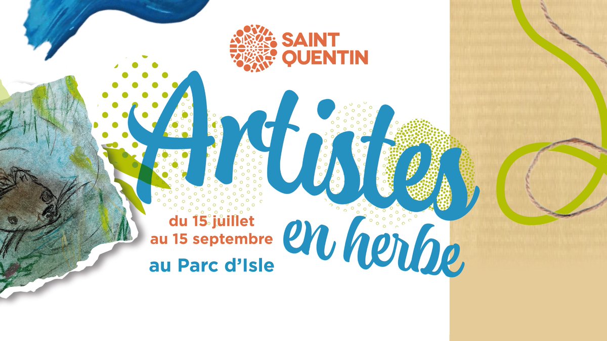 MacarezF's tweet photo. 🎨📷 Je vous invite à venir nombreux à l'exposition "Artistes en herbe" du 15 juillet au 15 septembre ! 👉 Dans la salle pédagogique au #ParcdIsle, retrouvez l'exposition des œuvres photographiques et plastiques réalisées par nos #artistes en herbe ! https://t.co/dw5ENbit5M