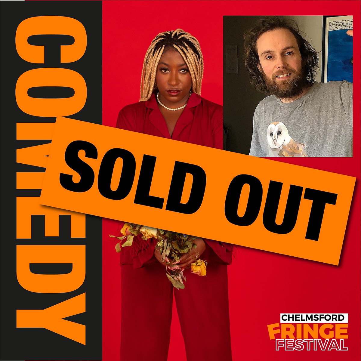 The event at the@acanteen tonight is now sold out! There are still plenty of events over the next few days that have tickets left so lots of opportunity to get involved. Book now chelmsfordfringefestival.com/whats-on  #ChelmsfordFringeFestival #Soldout