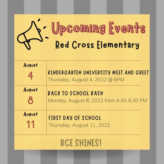 Mark your calendars!