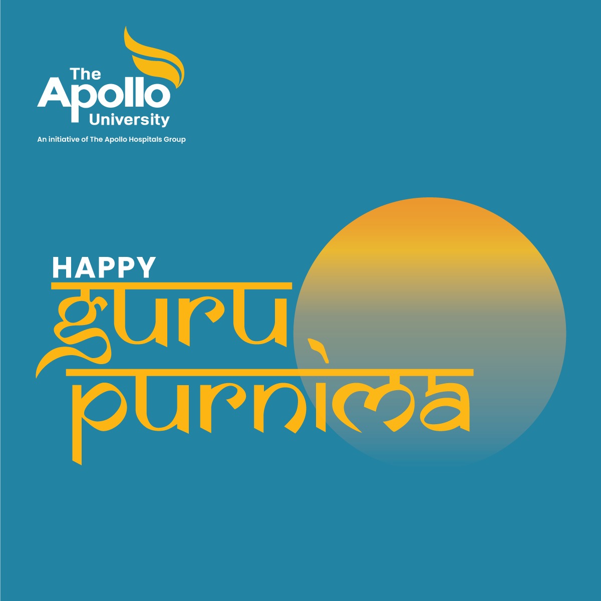 ApolloUniv's tweet photo. Celebrating our gurus today and everyday.

A mentor, a philosopher, and a guide- an ensemble of all!

Apollo University, Chittoor wishes you all a very Happy Guru Purnima.

#GuruPurnima #TheApolloUniversity
#Chittoor #HappyGuruPurnima  #apollogroup #anapolloinitiative #Apollo https://t.co/vYrBzX08pJ