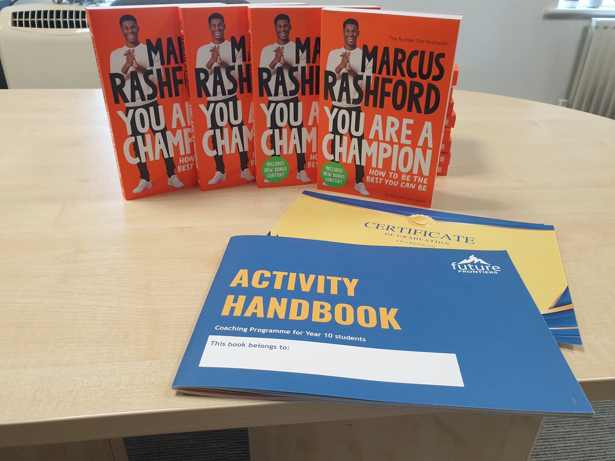 Our Y10 <a href="/richmondparkac/">RichmondParkAcademy</a> students have come to the end of their final session of the @FFaspirations programme, mentored by professionals at <a href="/SuttonWinsonLtd/">Sutton Winson</a>. They each get this <a href="/MarcusRashford/">MR14</a> book #YouAreAChampion as a takeaway gift. Thank you all for your insight