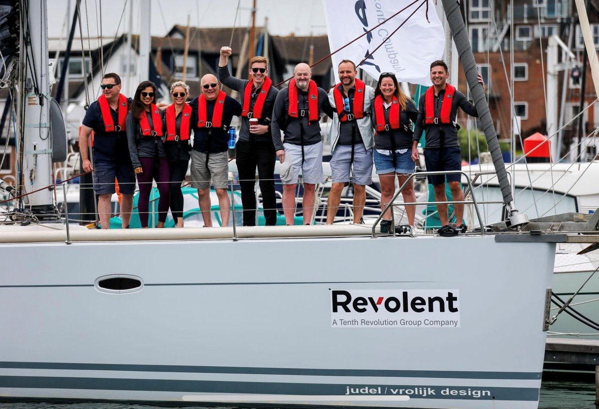 NabilaSalem1's tweet photo. I couldn't be more proud of the @revolentgroup team who won the @salesforce Regatta Orienteering Race in the UK last month! Well done to all of you #winners #teamworkmakesdreamwork #lifeatrevolent https://t.co/l8KuvPNeG4