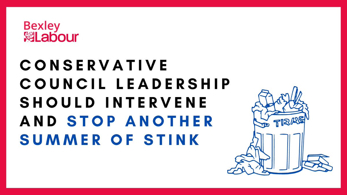 It is unacceptable that we are here again. Bexley residents suffer when the Conservatives fail to mediate &amp; negotiate. We are heading towards another #SummerOfStink. We call on the <a href="/bexleynews/">Making Bexley Better</a>
 Leadership team to meet with Unite &amp; Countrystyle and bring an end to the bin strikes.