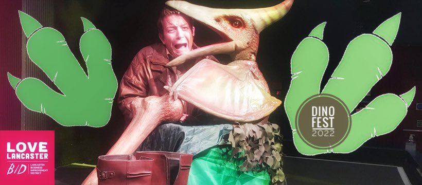FunCastCo's tweet image. Who’s heading to Lancaster City Centre this weekend for the Dino Fest 2022? 
We’ll be there with our Dino Babies 😍🦖 
@Lancaster_BID