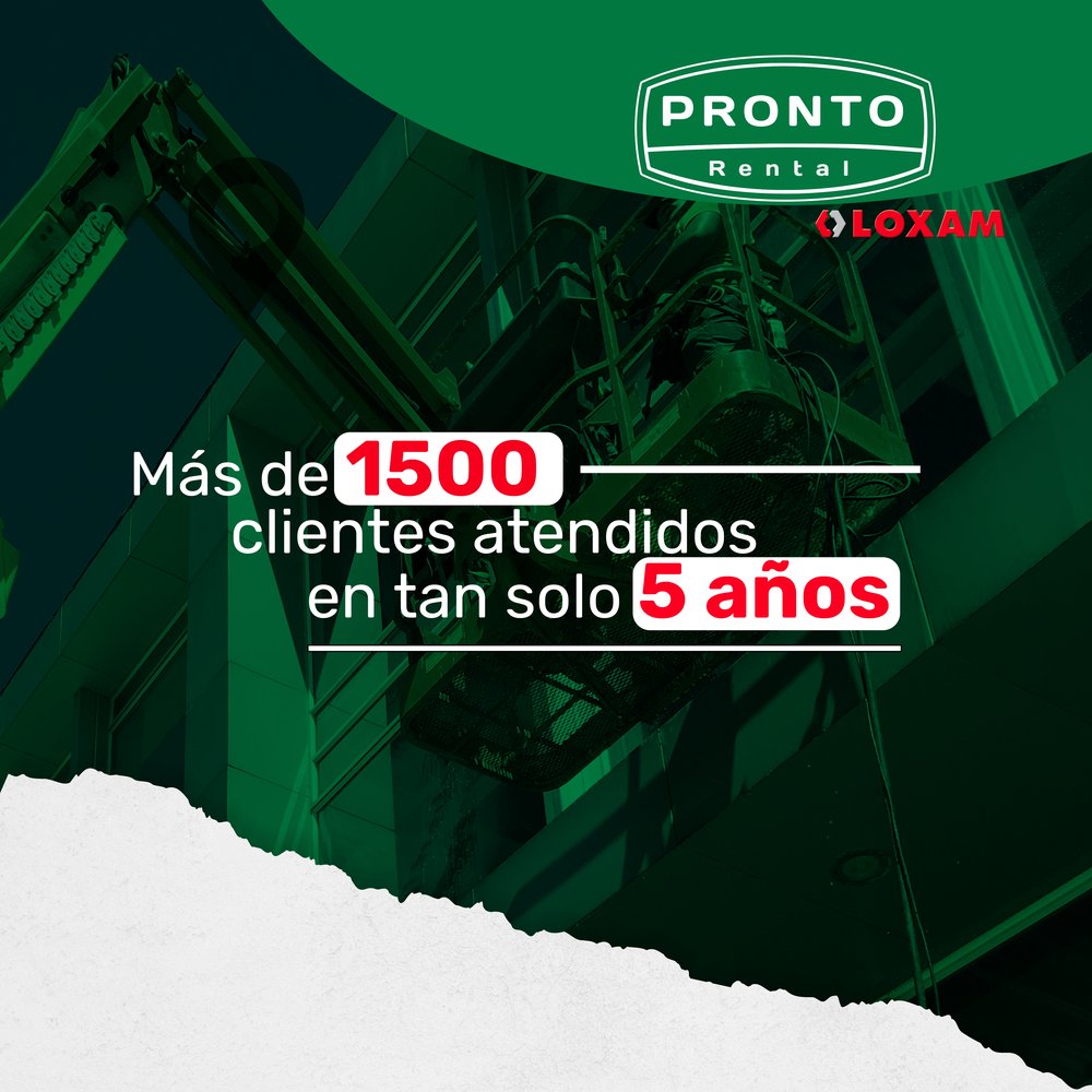 ProntoRentalCo's tweet photo. Somos una empresa joven pero con mucha visión 🧐 y profesionalismo, lo que nos ha permitido prestar nuestros servicios de alquiler y apoyar a más de 1️⃣5️⃣0️⃣0️⃣ empresas en muy poco tiempo. 🚀 https://t.co/cdLlSg4ayu