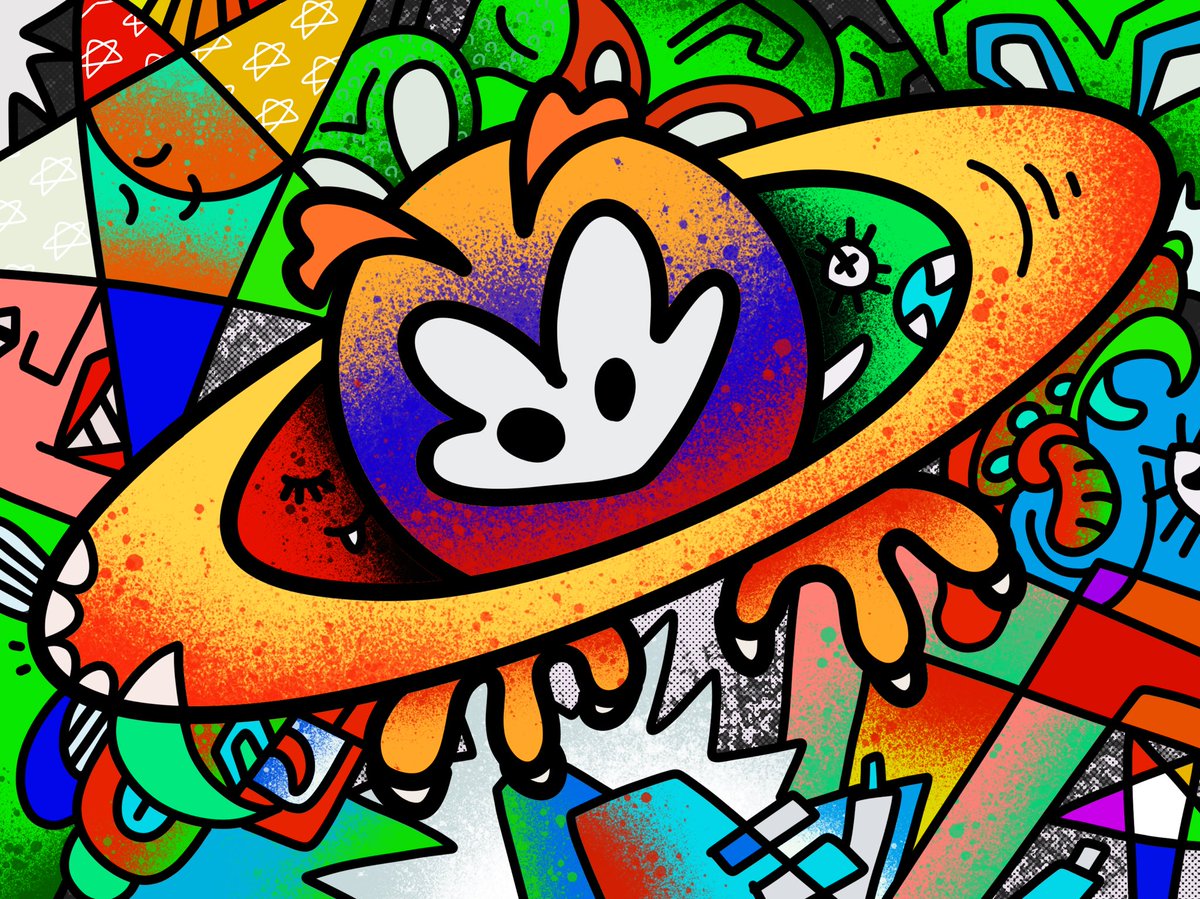 PhoudDoodle's tweet photo. IDK why, but doodles, cubics and colorful made me so excited to draw
#doodle #cubicart #painting https://t.co/nOq6HYGeBP