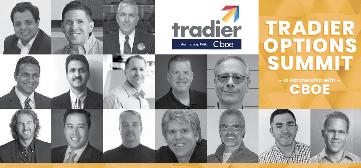 tradier's tweet photo. We broke our recording of the Tradier Options Summit in Partnership with @CBOE into sections. Jump into your favorite presentations whenever you want in the recording attached below. #optionssummit #optionstrading #tradingtips #marketinsight 
https://t.co/jaXvxyt6Z5 https://t.co/3uWAOkFbpP