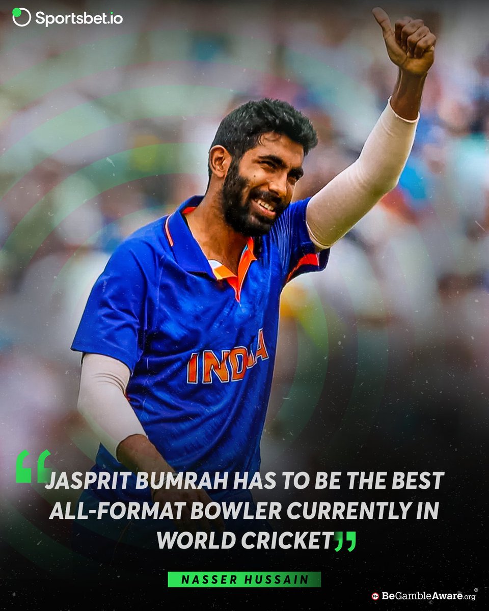 Sportsbetio_IN's tweet photo. We've no doubt regarding that, what about you? 🤓

#BoomBoom #NasserHussain #Bumrah #ENGvIND #ODI https://t.co/IG1ikzSrPd