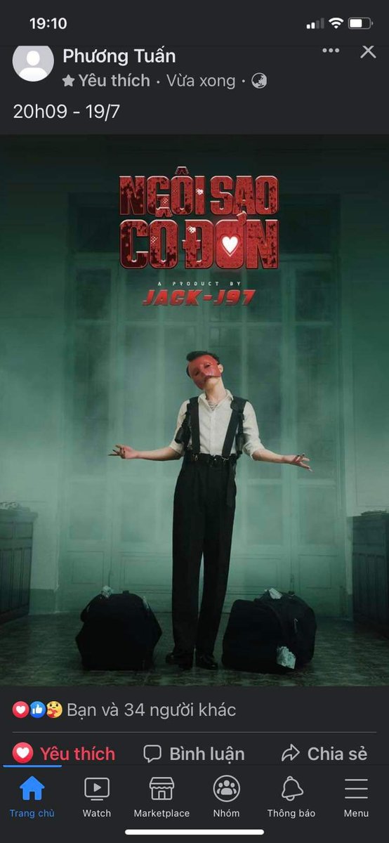THDacKy1k8's tweet photo. @phuongtuan_j97 #Ngoisaocodon
#JackNewMV
#JackJ97 https://t.co/ZeJRDZYJUo