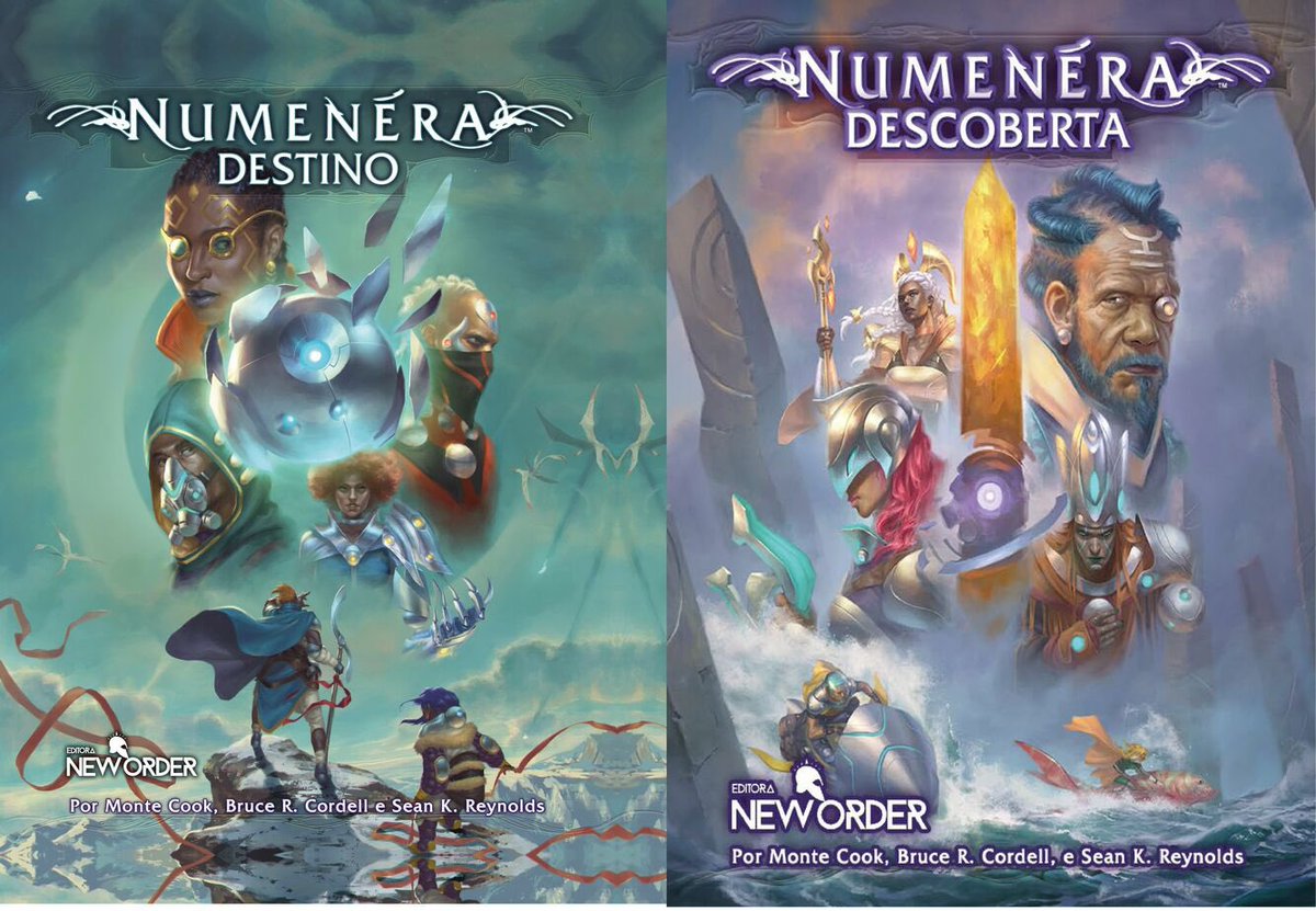 EditoraNewOrder's tweet photo. NUMENERA é um jogo escrito por Monte Cook, com o auxílio de Sean K. Reynolds, e teve sua primeira versão publicada em 2013 em inglês. Sua 2a edição se encontra em financiamento coletivo no catarse em:
https://t.co/hM2bpKEeBz https://t.co/sRoiqJd0Nz