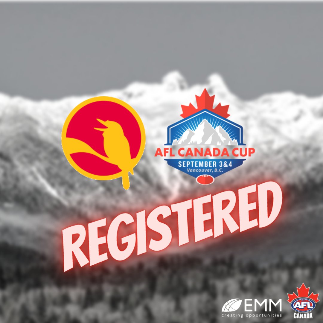 <a href="/YYCKookaburras/">Calgary Kookaburras</a> are on their way to the AFL Canada Cup!! 👊👊👊

Keep an eye on our socials to see who else is registered OR head to the link below to register your club!

aflcanada.com/the-afl-canada…

#JoinAFLCanada
