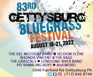 83rd Gettysburg Bluegrass Festival Update! - eepurl.com/h6y8Sr