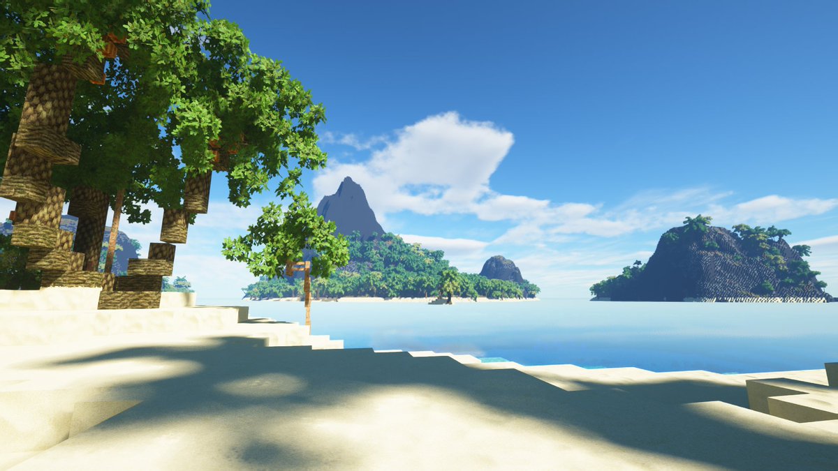 JDVPcraft's tweet photo. Hi everyone, let me introduce you to our vision of an volcanic archipellago 🩴🏝️
#Minecraft, #WorldPainter, #Patrix https://t.co/iRQurqI52o