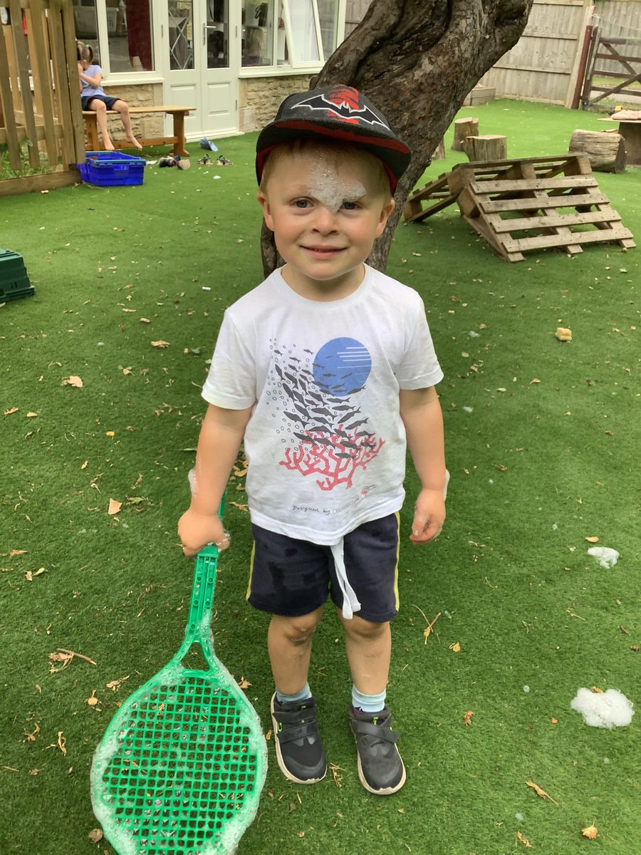 snapatworth's tweet photo. Cooling down in the beautiful sunshine by using different resources to make bubbles. #bubbles #LittleEinstein #sunshine https://t.co/xSm81mu3tB
