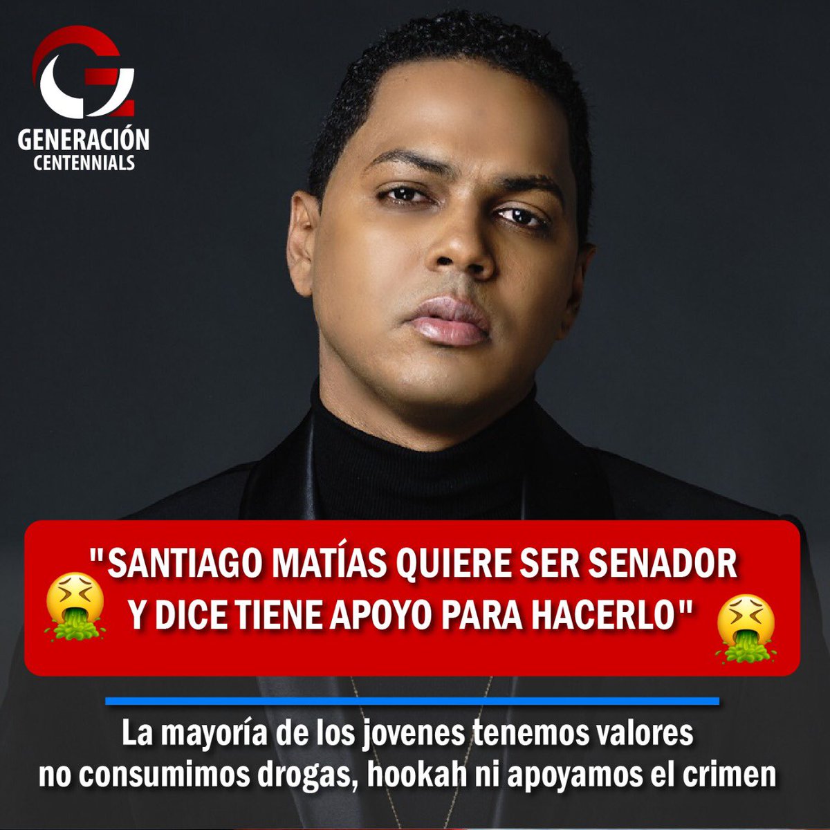 los_centennials's tweet photo. Sería una vergüenza que este individuo nos represente como jovenes en el https://t.co/MDDRf4IUUK mayoría de los jóvenes dominicanos somos sanos, no nos gusta la droga, ni la juka, ni el crimen, ni la violencia, todos antivalores que este tipo ha promovido.#LideresJovenesSanos https://t.co/tB8MoTZeRM