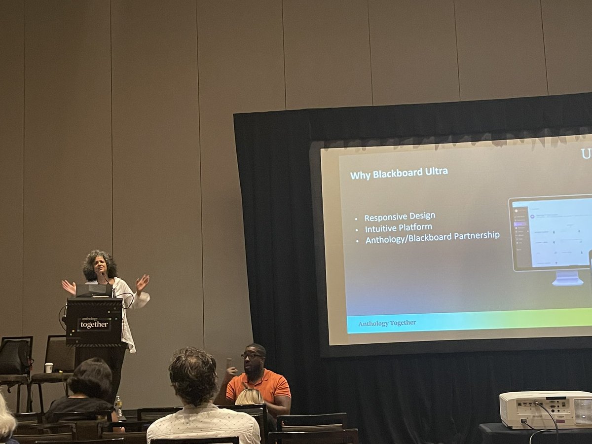 BanksbeTweeting's tweet photo. So fascinating to hear how the University of the District of Columbia created an accessible learning ecosystem in 9 months! #at22 https://t.co/yXPNKGt3Vj