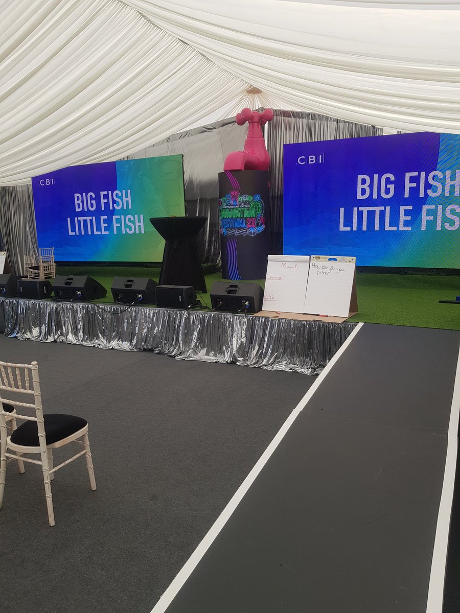Nathanacbrown's tweet photo. Day 2 @NorthumbrianH2O  festival and speaking centre stage in the FUNderdome about how @CBItweets is supporting firms to establish successful innovation partnerships. #innovationfestival2022 https://t.co/IJWZ6LFnA4